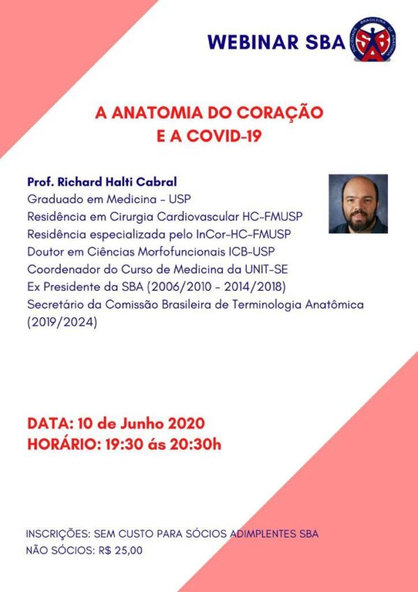 Webinar 4 – Anatomia do Coração e a COVID 19